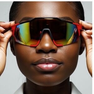 Women Sunglasses Oversized Sleek Sporty Eyewear Designer High Performance Active